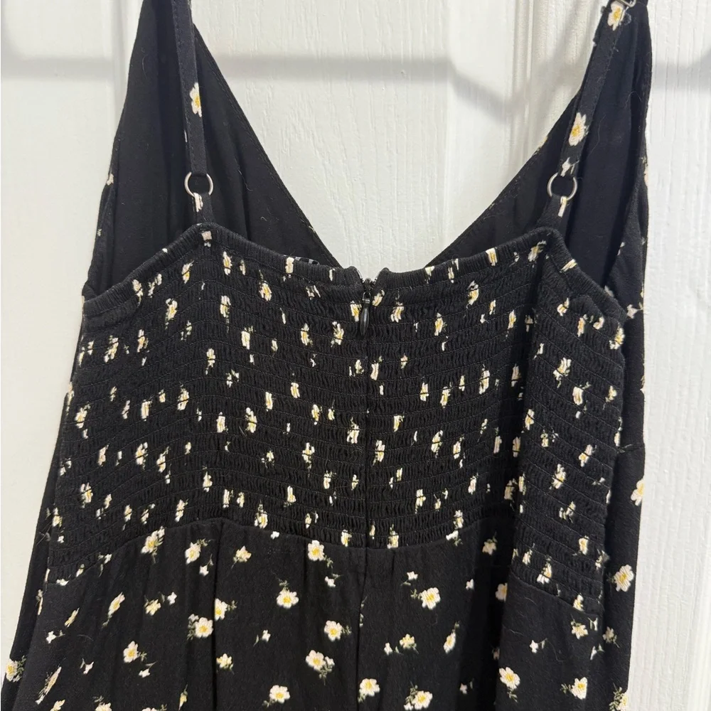 Audrey 3+1 Black Floral Midi Dress - Picture 4 of 5